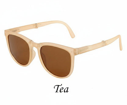Trendy Foldable Sunglasses For Women TR Polarized Folding Sun Glasses